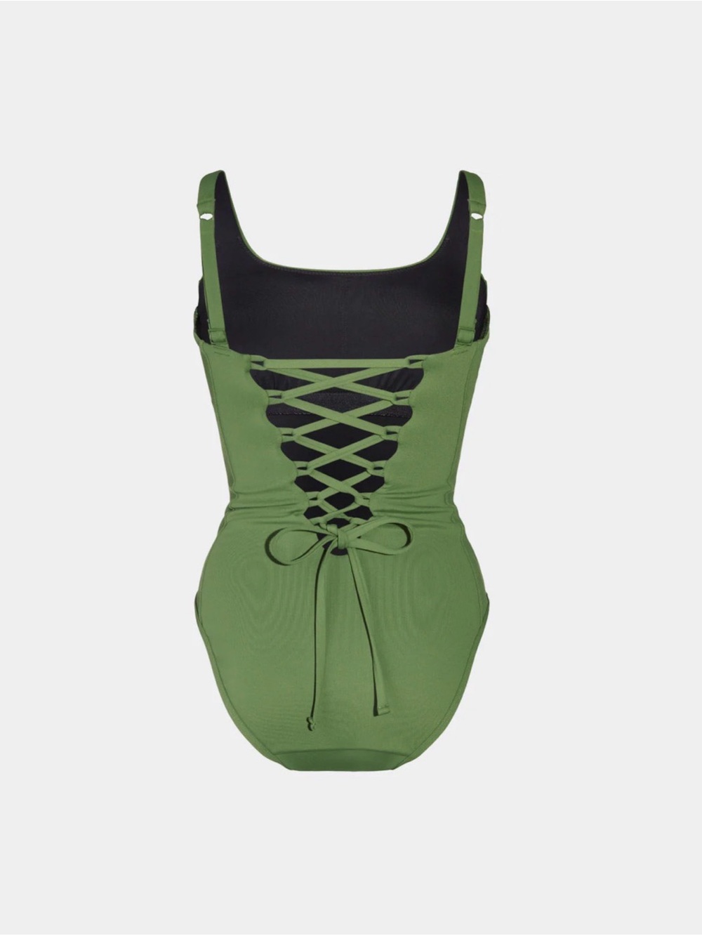 Knix Leakproof Shaper One Piece Swimsuit, XL, green - Picture 4 of 13